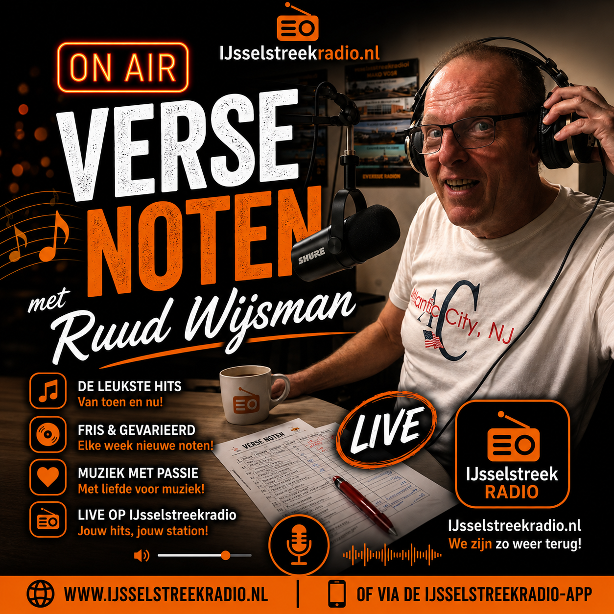 Verse Noten Met Ruud Wijsman