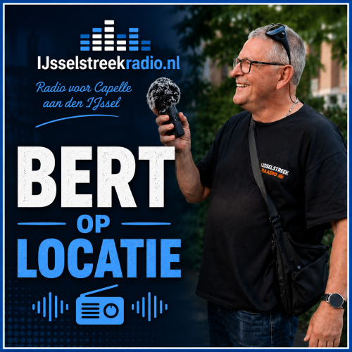 Bert op locatie.