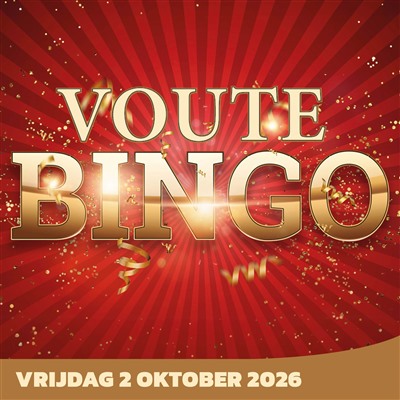 Op vrijdag 2 oktober om 20.15 uur is er weer een Voute Bingo in Theater Concordia Haastrecht.