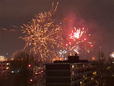  Nieuwjaar in Capelle aan den IJssel voor de laatste keer met vuurwerk ingeluid.