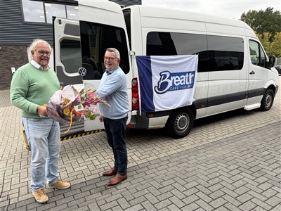 Volkswagen Crafter voor gehandicapte kinderen in Georgië dankzij inzet van ondernemer.