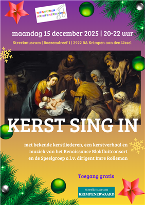 Kerst Sing In in het Streekmuseum Krimpen
