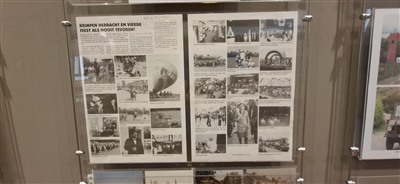 Fotopresentatie van Historische vereniging Crempene in het teken van 80 jaar bevrijding gehouden in het Cultuurhuis te Krimpen aan den Lek