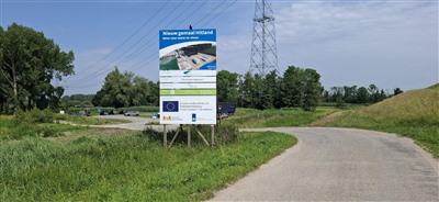 Nieuw gemaal in Park Hitland onlangs in gebruik genomen.
