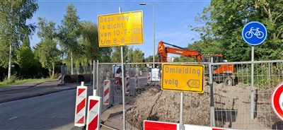 Gedeelte P.C. Boutenssingel afgesloten wegens werkzaamheden