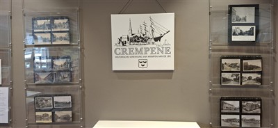  Expositie met oude ansichtkaarten van de Historische Vereniging Crempene in Krimpen aan den Lek
