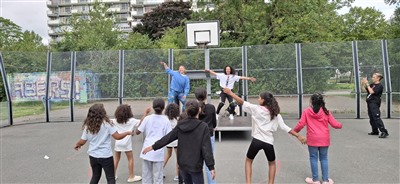 Buurt-Fit-Festival aan de Bongerd in het teken sport verbinding en saamhorigheid.
