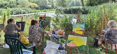 19e editie van Paint Picknick gehouden in het Schollebos met eerbetoon aan Kees de Jong