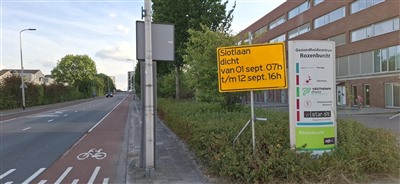 Gedeelte Slotlaan en Ketensedijk afgesloten vanwege werkzaamheden 