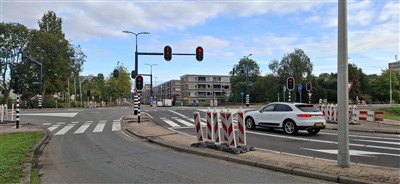  Kruising van de Schenkelsedreef en Kralingseweg  weer volledig toegankelijk, werkzaamheden zijn voltooid.