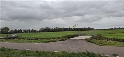 BBB-vlaggen sieren de C.G Roosweg in de Krimenerwaard in de aanloop naar de verkiezingen BBB-vlaggen sieren de C.G Roosweg in de Krimenerwaard in de aanloop naar de verkiezingen