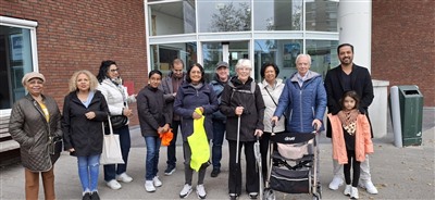 Deelnemers hebben genoten van de eerste wandeling georganiseerd door het Capelse Verbindingshuis. Deelnemers hebben genoten van de eerste wandeling georganiseerd door het Capelse Verbindingshuis.