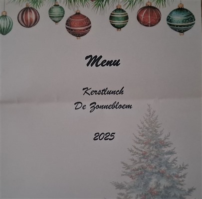 Onvergetelijke kerstlunch voor deelnemers en vrijwilligers van De Zonnebloem, afdeling Capelle.