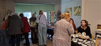 Winter Crea Fair gehouden in Streekwinkel Krimpenerwaard te Krimpen aan den Lek