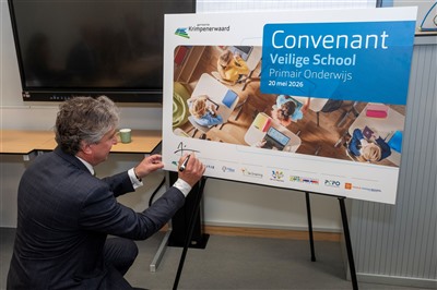 Ondertekening Convenant Veilige School Primair Onderwijs 2026-2029