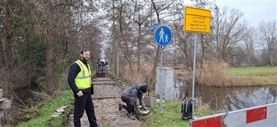 Oude (Liefdes) Laantje tot en met 18 februari afgesloten vanwege werkzaamheden