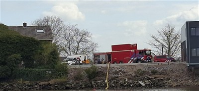 Grote schuurbrand aan de IJsseldijk-Noord te Ouderkerk aan den IJssel