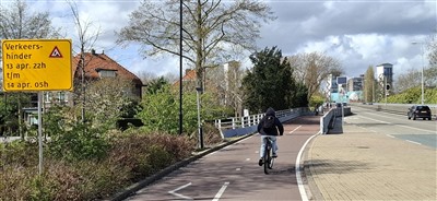 Nachtelijke werkzaamheden aan  Algerabrug van maandag 13 op dinsdag 14 april 