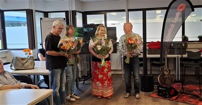 WOP Oostgaarde neemt afscheid van vier bestuursleden, Melanie Mossink ontvangt Capels Compliment