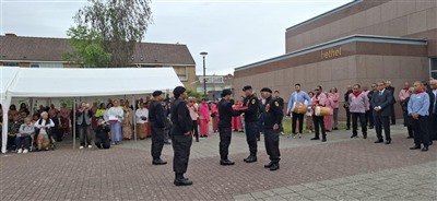 Molukse gemeenschap in Capelle aan den IJssel eert eerste generatie KNIL- en marine militairen tijdens indrukwekkende herdenkingsceremonie