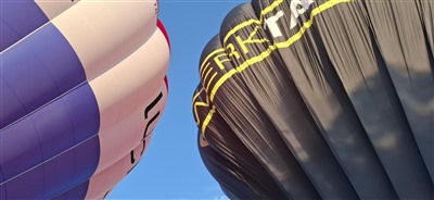 Ballonvaart vanuit het Schollebos zorgt voor prachtig schouwspel