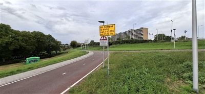 Sibeliuspad tijdelijk afgesloten voor fietsers en bromfietsers