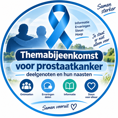 Themabijeenkomst voor prostaatkanker deelgenoten en hun naasten