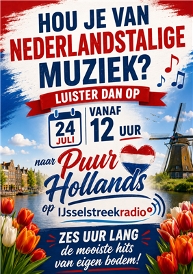 🇳🇱🎶 Puur Hollands op IJsselstreekradio! 🎶🇳🇱