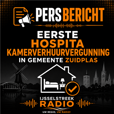 Eerste hospita kamerverhuurvergunning  verleend in gemeente Zuidplas 