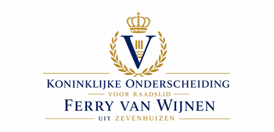 Koninklijke Onderscheiding voor raadslid Ferry van Wijnen uit Zevenhuizen