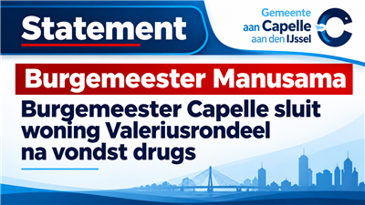 Burgemeester Capelle sluit woning Valeriusrondeel na vondst drugs