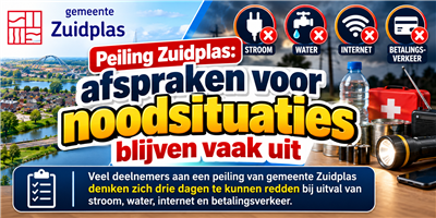 Peiling Zuidplas: afspraken voor noodsituaties blijven vaak uit 