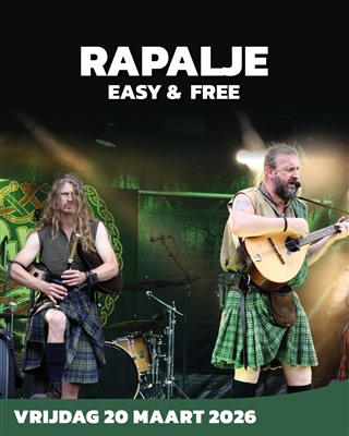 Op vrijdag 20 maart om 20.15 uur treedt de groep Rapalje op in Theater Concordia Haastrecht met de voorstelling ‘Easy & Free.