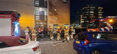 Brandweer uitgerukt voor brandmelding in wooncomplex de Tuinfluiter aan de Kerklaan 