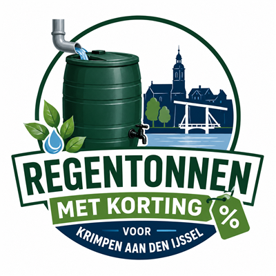 REGENTONNEN MET KORTING VOOR KRIMPEN AAN DEN IJSSEL