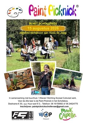   Paint Picknick 2026– een kleurrijk eerbetoon aan Kees de Jong