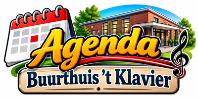 Agenda  Buurthuis 't Klavier