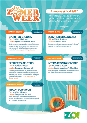 Leuke activiteiten voor volwassenen tijdens de Zomerweek