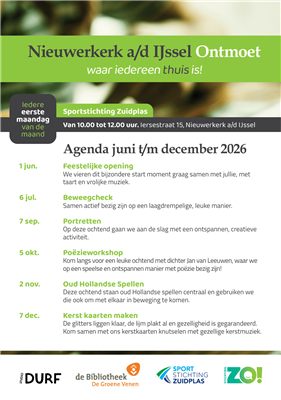 Opening Nieuwerkerk Ontmoet op maandag 1 juni