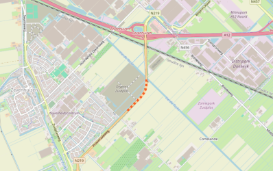 Nachtelijke werkzaamheden N219: voorbereiding nieuwe kruising Knibbelweg-Oost en Cortelande