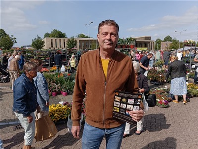  Wethouder Janson (Flyer actie pinkster markt Krimpen aan den IJssel)
