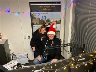 Jan & Simone in studio1 / Kerst 2024 IJsselstreekradio