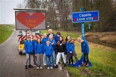    Capelle opnieuw Love City met Valentijnsdag  