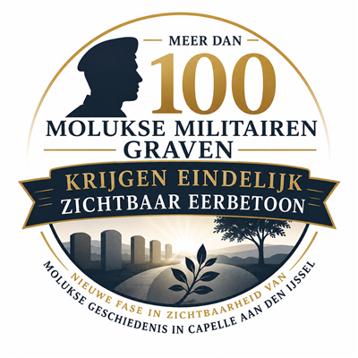 Meer dan 100 Molukse militairen graven krijgen eindelijk zichtbaar eerbetoon Nieuwe fase in zichtbaarheid van Molukse geschiedenis in Capelle aan den IJssel
