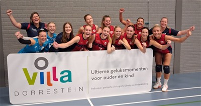 Dames Villa Dorrestein ZVH winnen eerste competitie wedstrijd op karakter