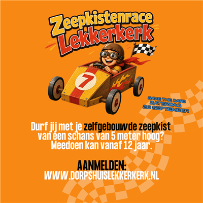 Inschrijvingen voor zeepkistenrace Lekkerkerk geopend