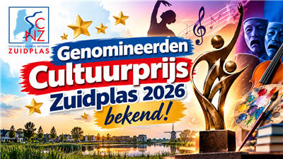 Genomineerden Cultuurprijs Zuidplas 2026 bekend