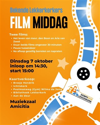 Filmmiddag in Amicitia: Bekende Lekkerkerkers in beeld