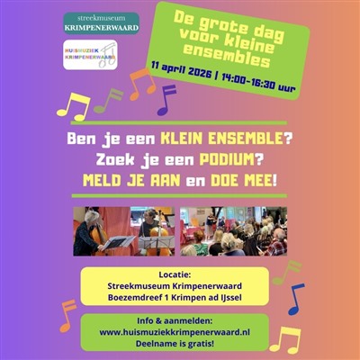 Gratis podium voor amateurmusici