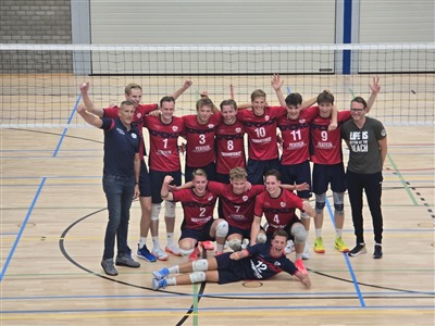 Winst voor het tweede herenteam van Zevenhuizen in bekerwedstrijd